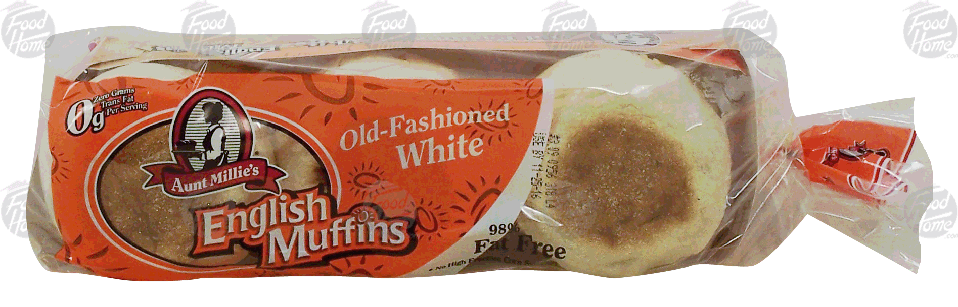 Aunt Millie's  white english muffins, 6 fork-split Full-Size Picture